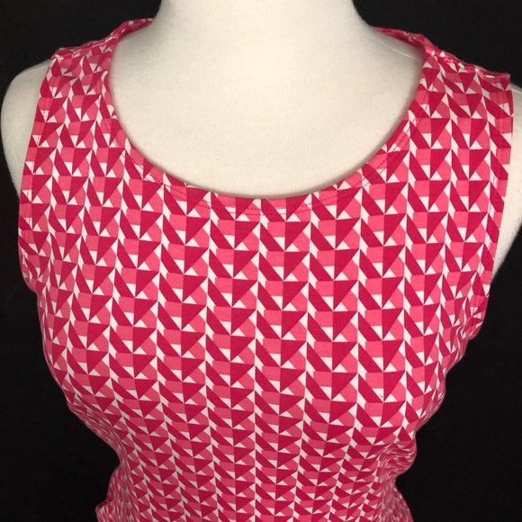 NY&Co. Pink Geometric  Knit Dress - Picture 6 of 8